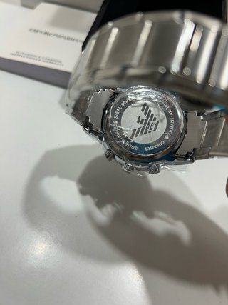 Reloj Emporio Armani Azul y Plateado