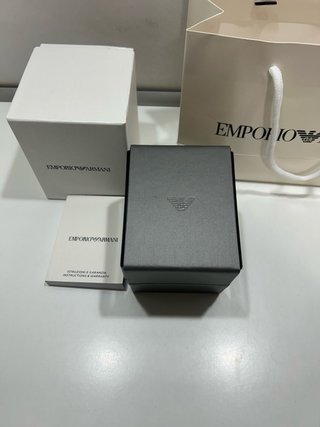 Reloj Emporio Armani Azul y Plateado
