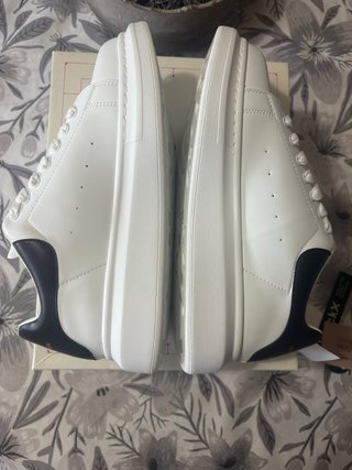Alexander McQueen Scarpe Bianche Nere 42