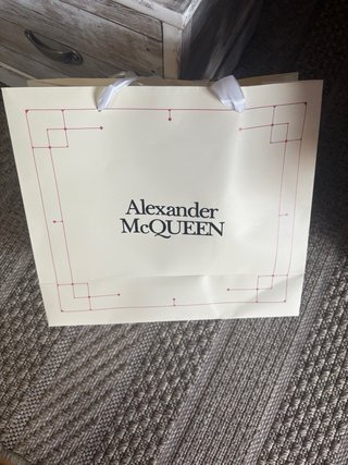 Alexander McQueen Scarpe Bianche Nere 42