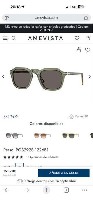 Gafas de Sol Persol PO3292S