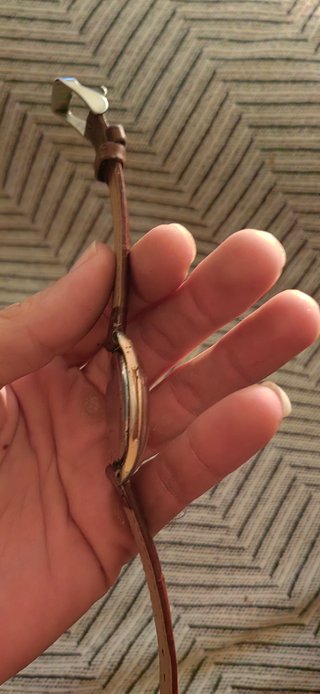 Reloj Duward Vintage Dorado y Marrón