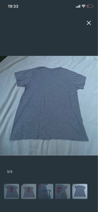 Camiseta Philipp Plein Gris Calavera