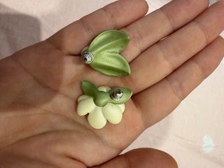 Orecchini fiore e perla