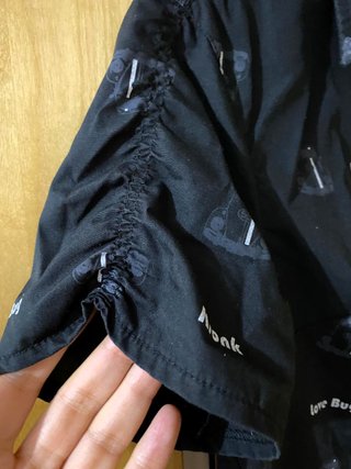 Camisa KRONK negra manga corta talla 12