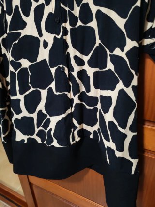 Vestido estampado animal print talla M