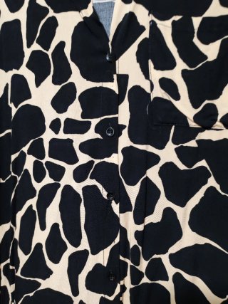 Vestido estampado animal print talla M