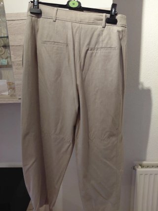 Pantalón Zara Beige Talla L Zara Beige