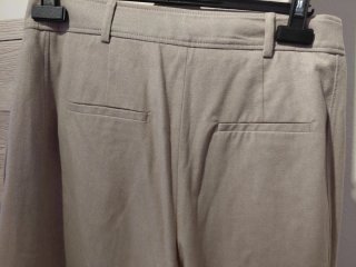 Pantalón Zara Beige Talla L Zara Beige