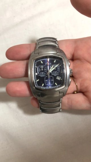 Reloj Lotus Cronógrafo Cuarzo Azul