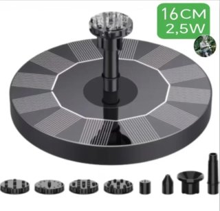 Fuente Bomba Agua Solar 2,5W