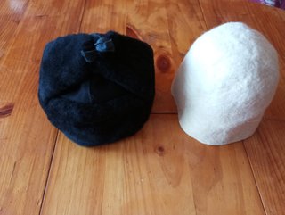 Gorro Ruso Ushanka Negro y Gorro Albanés de filtro
