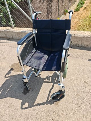 Lote 3 sillas de ruedas de aluminio ligera