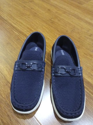Zapatos niño vestir azul talla 36