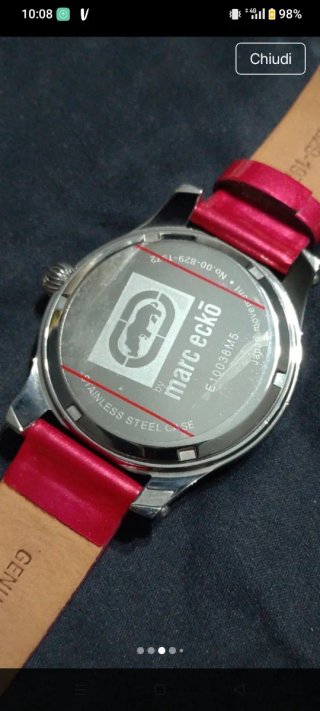 Orologio Ecko Unltd donna Argento Rosso