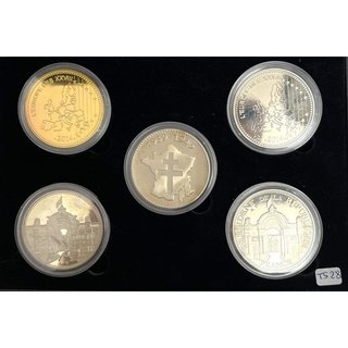 5 Medallas Conmemorativas 1a GM Liberación Francia