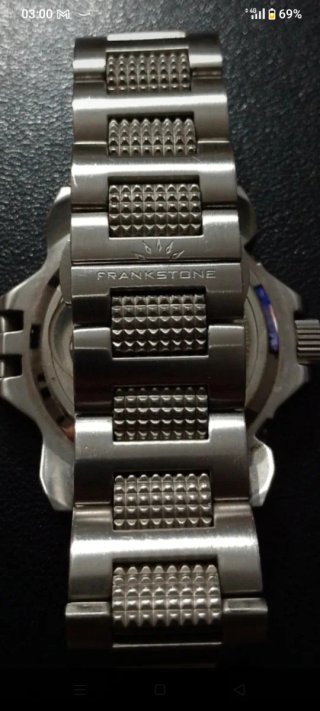 Orologio Uomo Frankstone Nero/Argento