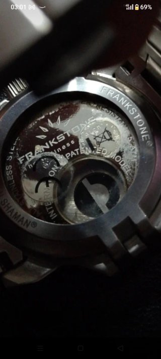 Orologio Uomo Frankstone Nero/Argento