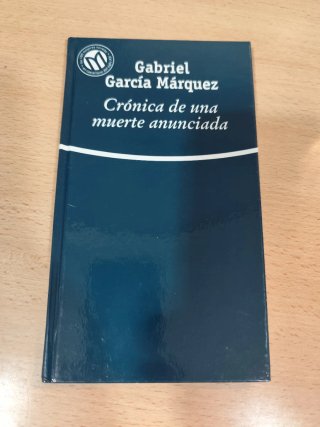 Libro crónicas de una muerte anunciada