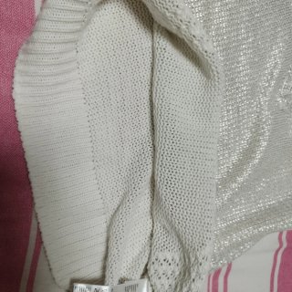 Jersey ANDAM plateado y blanco talla M