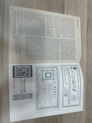 Libro Programa Lotería Nacional 1975
