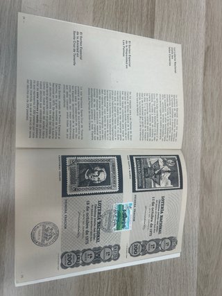 Libro Programa Lotería Nacional 1975
