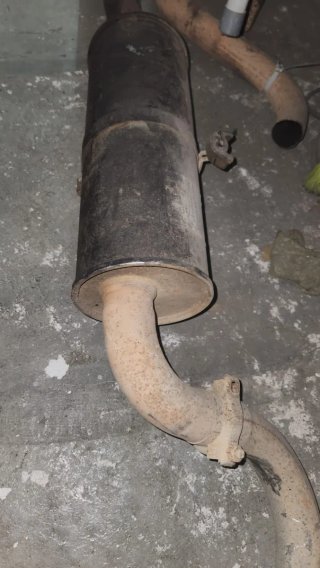 Silencioso intermedio Volvo 740 2.4TD
