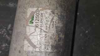 Silencioso intermedio Volvo 740 2.4TD