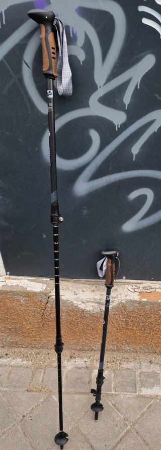Baston de aluminio para trekking