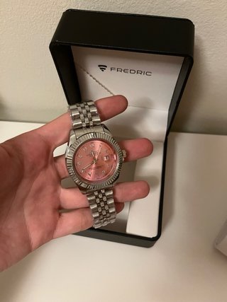 Seiko Mod Arabe Rosa Plata