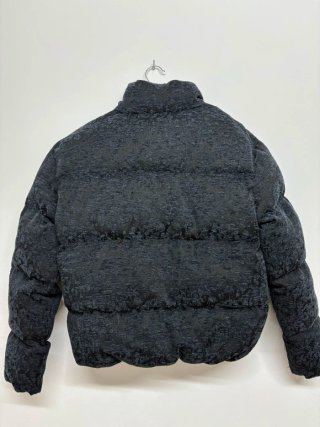 Chaqueta Acolchada Negra Texturizada