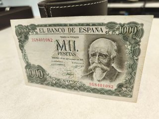 Billete 1000 Pesetas 1971 El Banco de España
