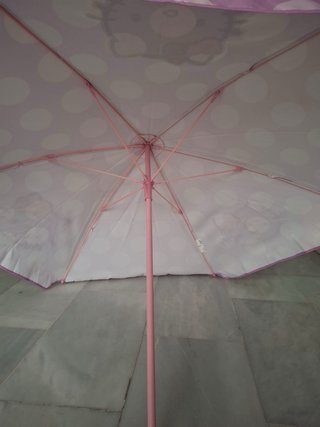 Sombrilla infantil Hello Kitty lunares