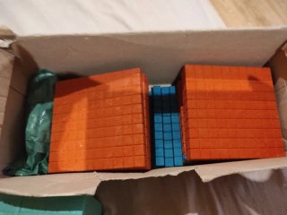 Matemática + Cálculo Base 10 Dienes colores Montes