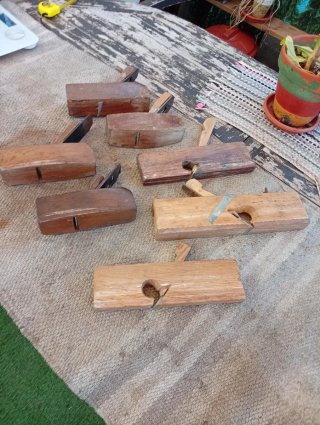 Cepillos de carpintero antiguos (lote)