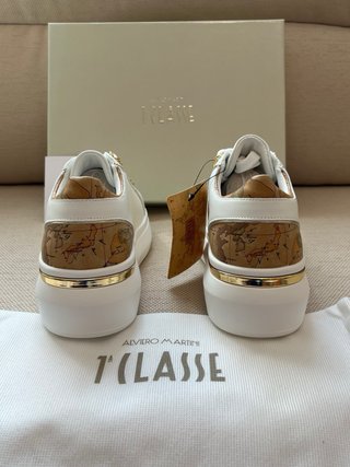 Alviero Martini Scarpe Donna Tg 36 Vera Pelle