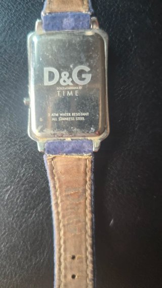 Elegante reloj D&G correa ante azul