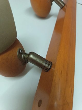 Lámpara de techo madera y cristal