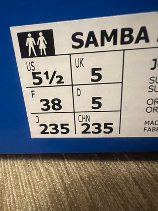Zapatillas Adidas Samba Mujer Blancas/Negras