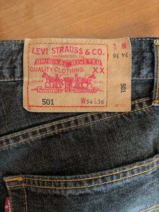 Pantalón Levis 501 hombre