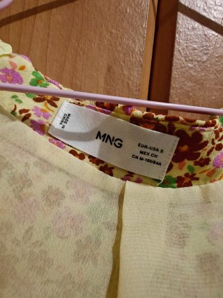 Falda floral Mango Talla S