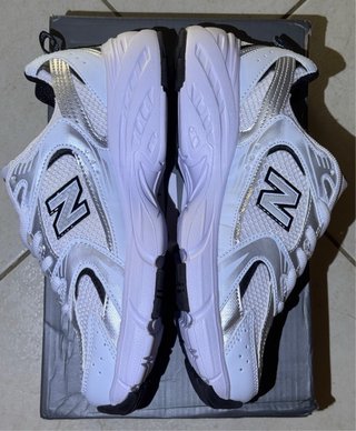 Sneakers New Balance 530 Bianco Argento Unisex 40