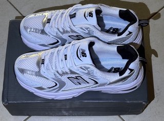 Sneakers New Balance 530 Bianco Argento Unisex 40