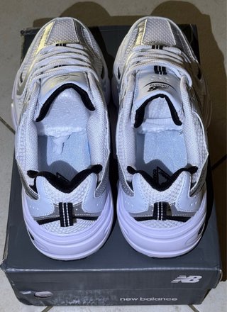 Sneakers New Balance 530 Bianco Argento Unisex 40