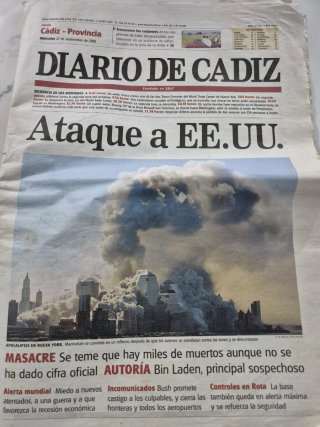 Diario de Cádiz 11S Ataque Torres Gemelas