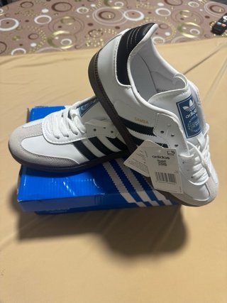 Adidas Samba Zapatillas Deportivas Blancas y Negra