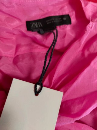 Blusa Zara lazo gigante nueva