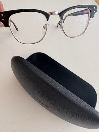 Gafas Mo Negro y Plata