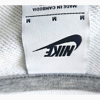 Sudadera Nike blanca cuello redondo talla M