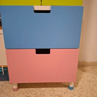 Mueble infantil 2 cajones y puertas Ikea
